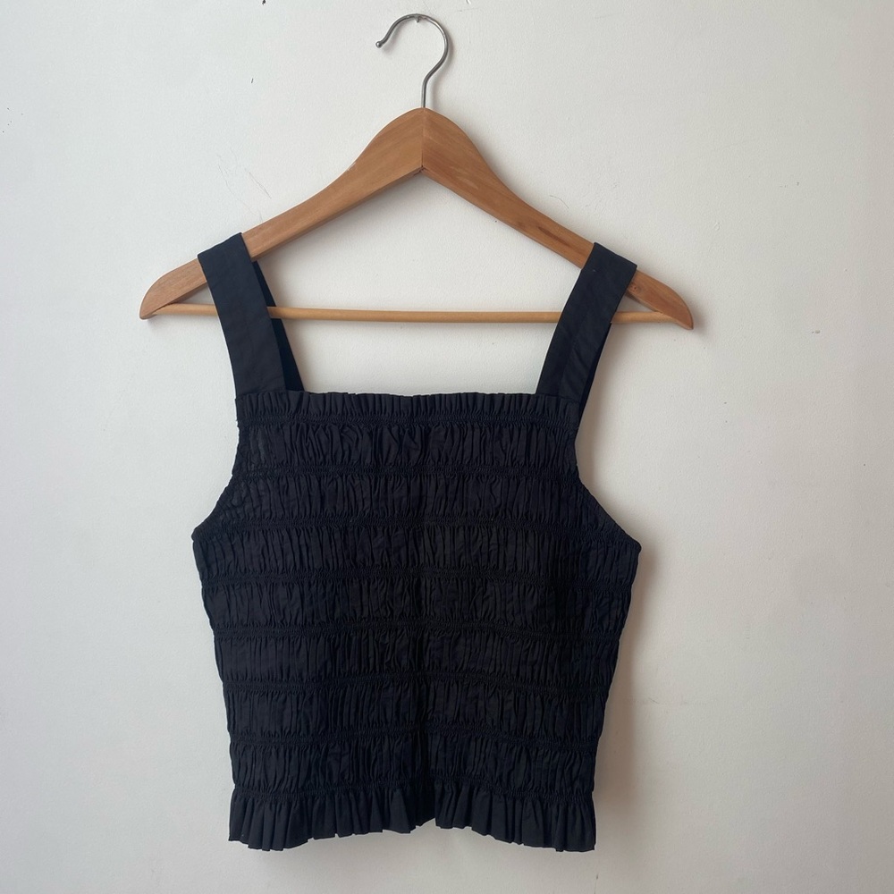 Everlane ruched tank top